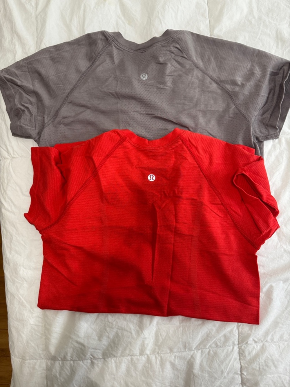 lululemon athletica Kids Short Sleeve Tops - Red & Gray